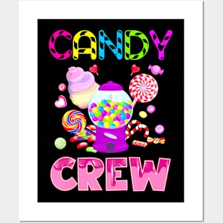 Candy Land Candy Crew Decorations Sweetie Candy Squad Posters and Art